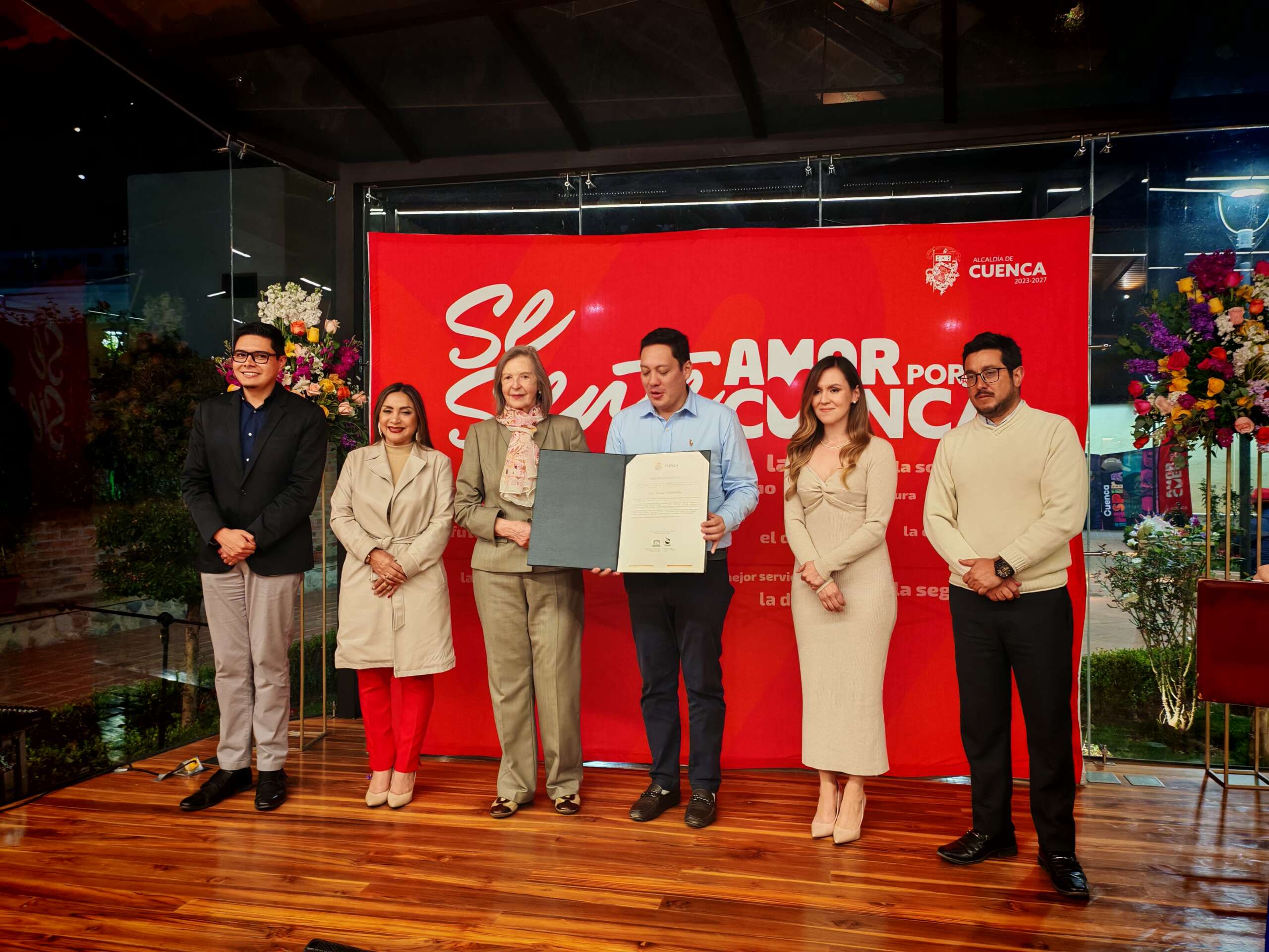 RECONOCIMIENTOS en el evento de Fundación Turismo para Cuenca